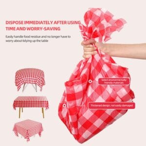 layered tablecloths