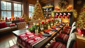 Christmas tablecloth