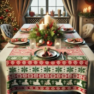 metallic gold table cover