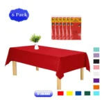 Custom Handmade Clear Disposable Plastic Table Cover