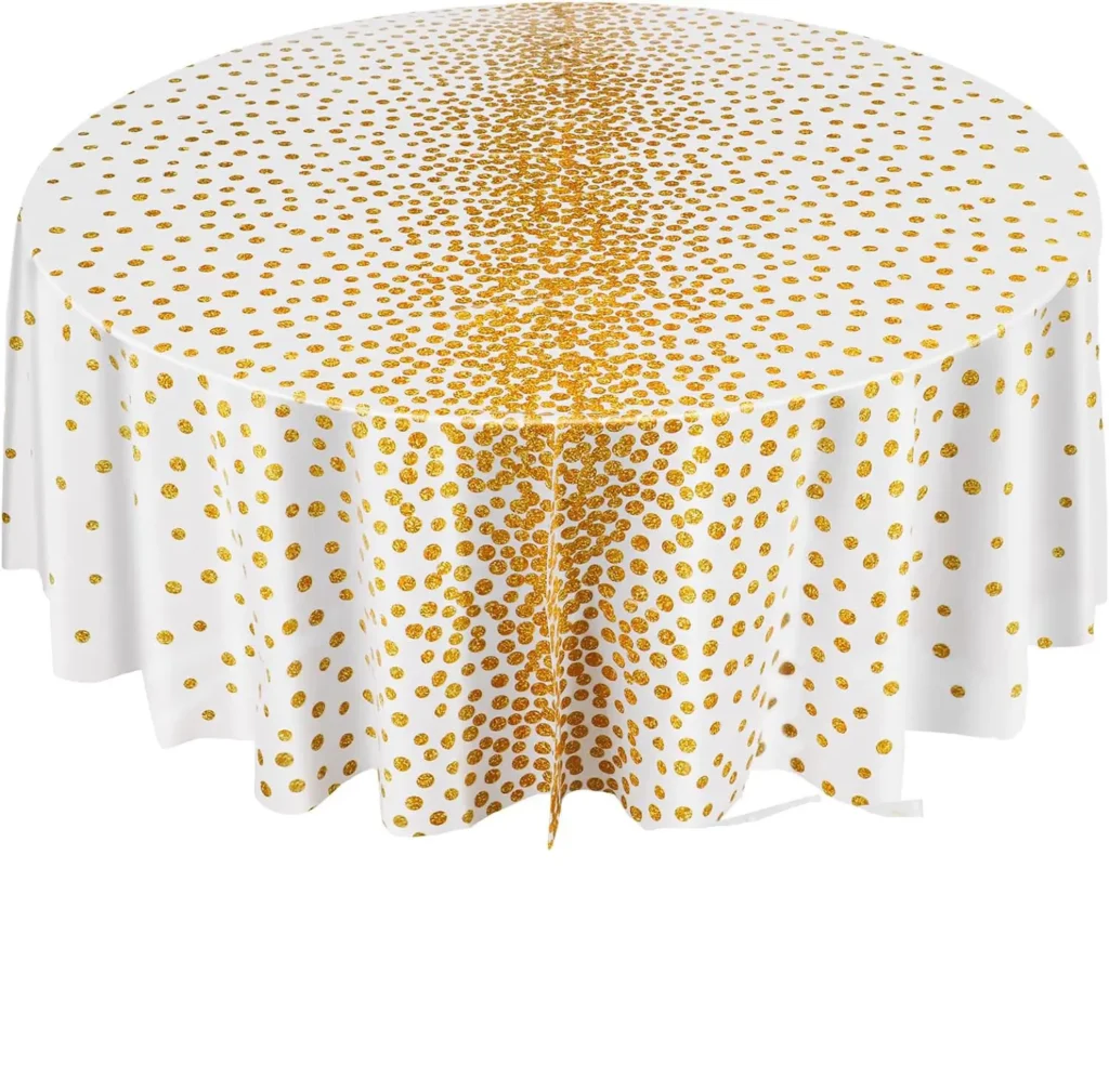 dark gray tablecloth