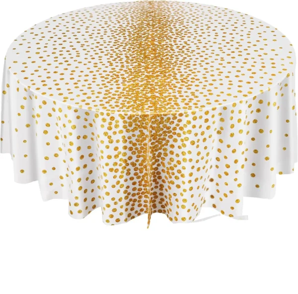 dark gray tablecloth