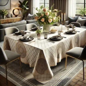 lavender plastic tablecloth