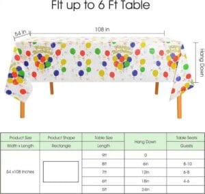 chocolate brown table covers