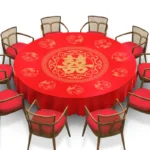 Round Party Weding Dining Table Covers Cloths