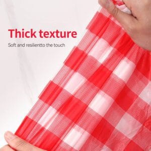 brown rectangle tablecloth