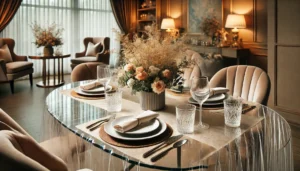 how to make plastic tablecloths look nice