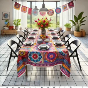 patterned tablecloths