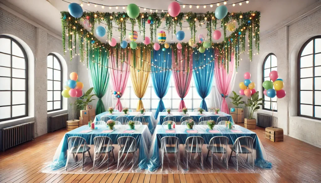 patterned table linens