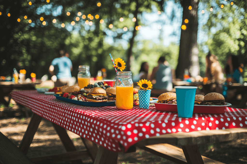 tablecloth birthday party