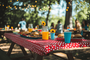 tablecloth birthday party