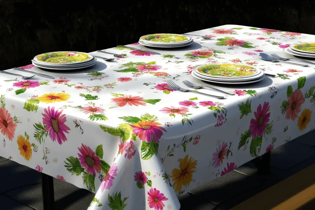 fall leaves tablecloth