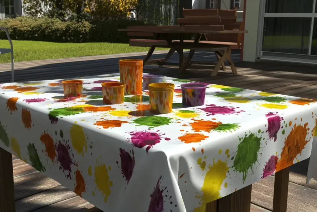 plastic lined table cover plastic lined table cover