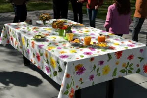 rectangular christmas table cloths