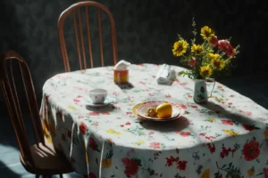 long christmas tablecloth
