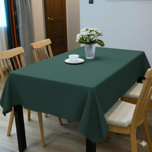 1758856335 Rectangle Tablecloth Hunter Emerald Green Table Cover