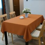 Rectangle Tablecloth Gold | Easy-to-Care Table Cover for Weddings Events