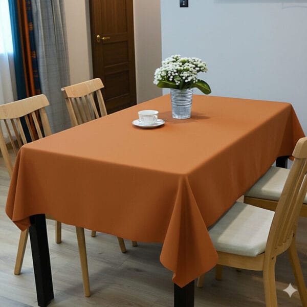 1758857355 Gold Polyester Tablecloth