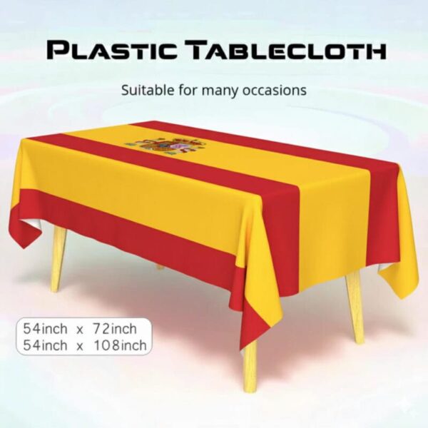 1759117034 Spain Flag Tablecloth