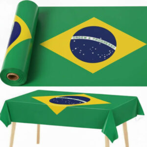 Brazil Flag Tablecloth Roll